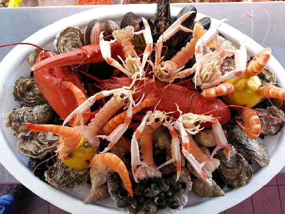 plateau fruit de mer homard